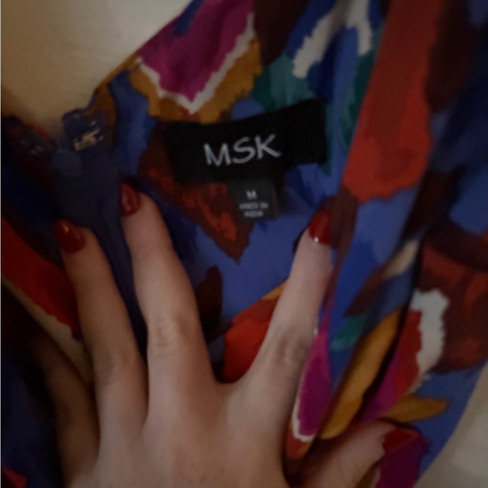MSI Multicolor Abstract Pattern Dress - Picture 5 of 5